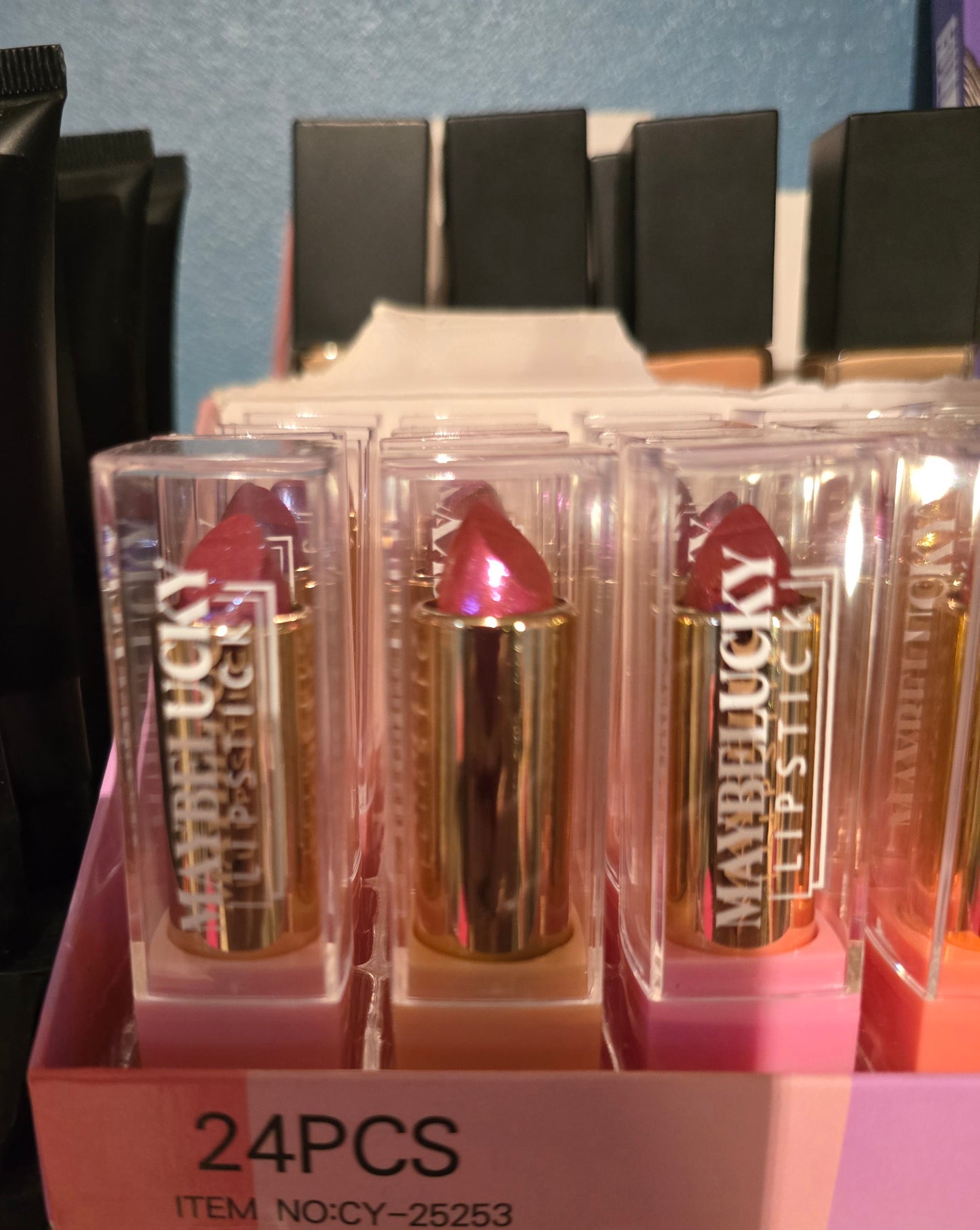 Lipstick tornasol y brillo