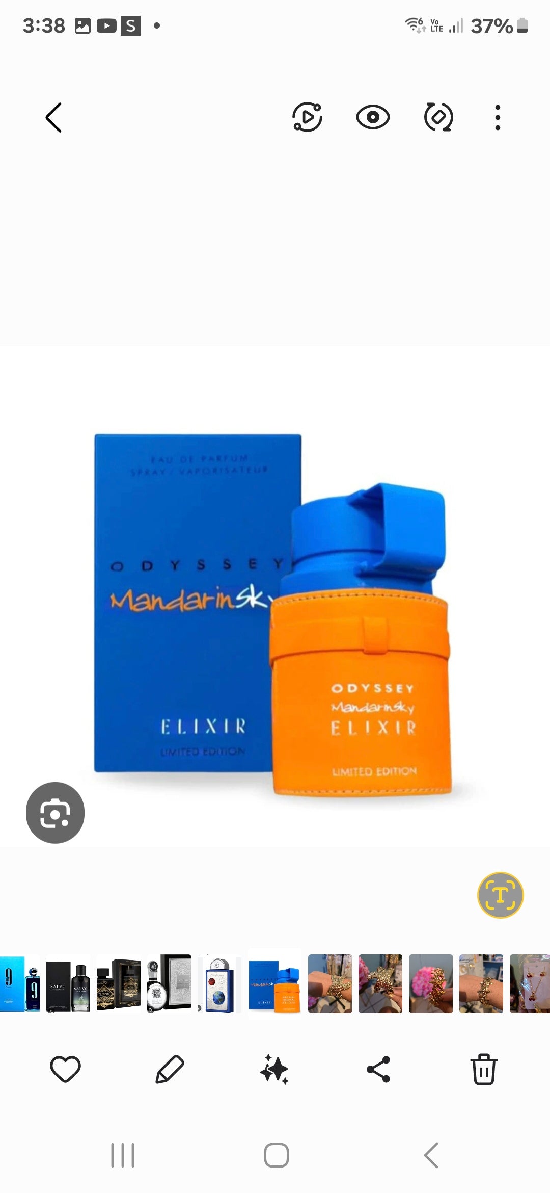 Perfume odyssey mandarin sky