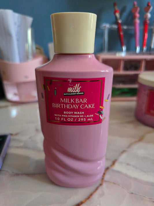 Body wash birthday cake
