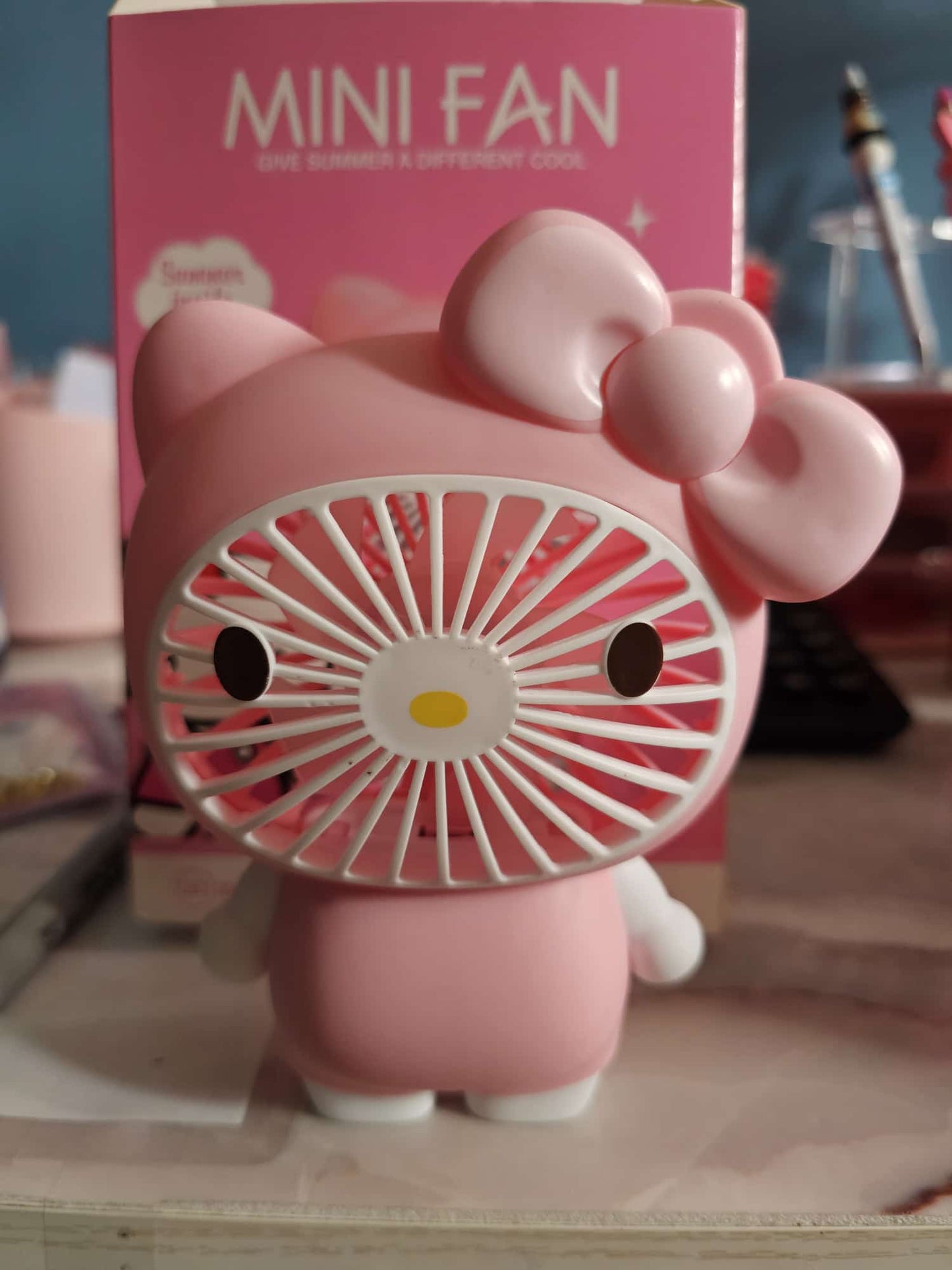 Abanico recargable kitty