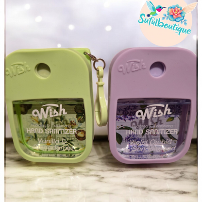 Hanitizer y llaveros marca wish